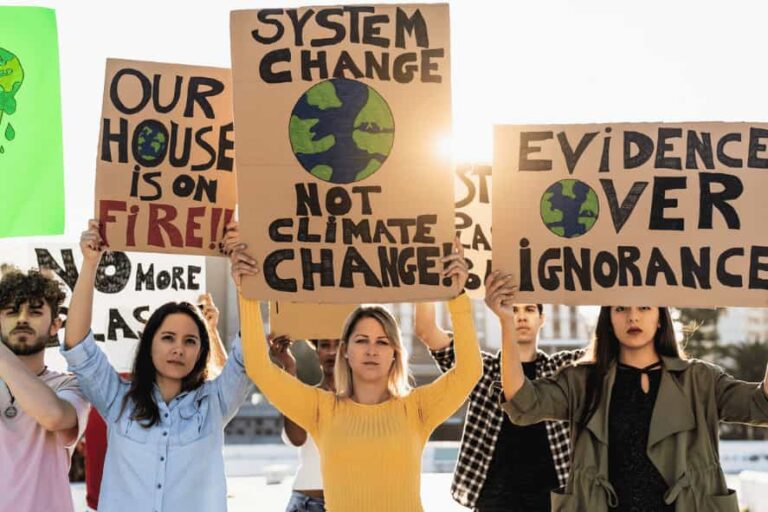 Climate protestors